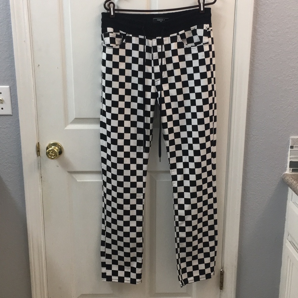 Checkered pants